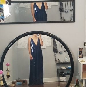 Blue open front Missguided Dress